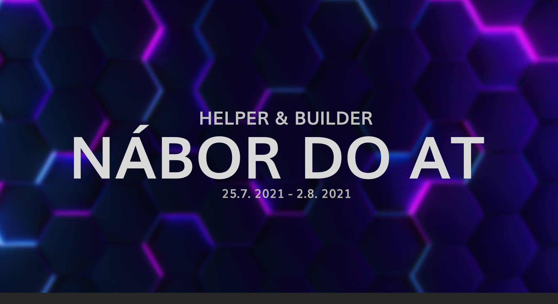 Nábor do AT: Helper & Builder
